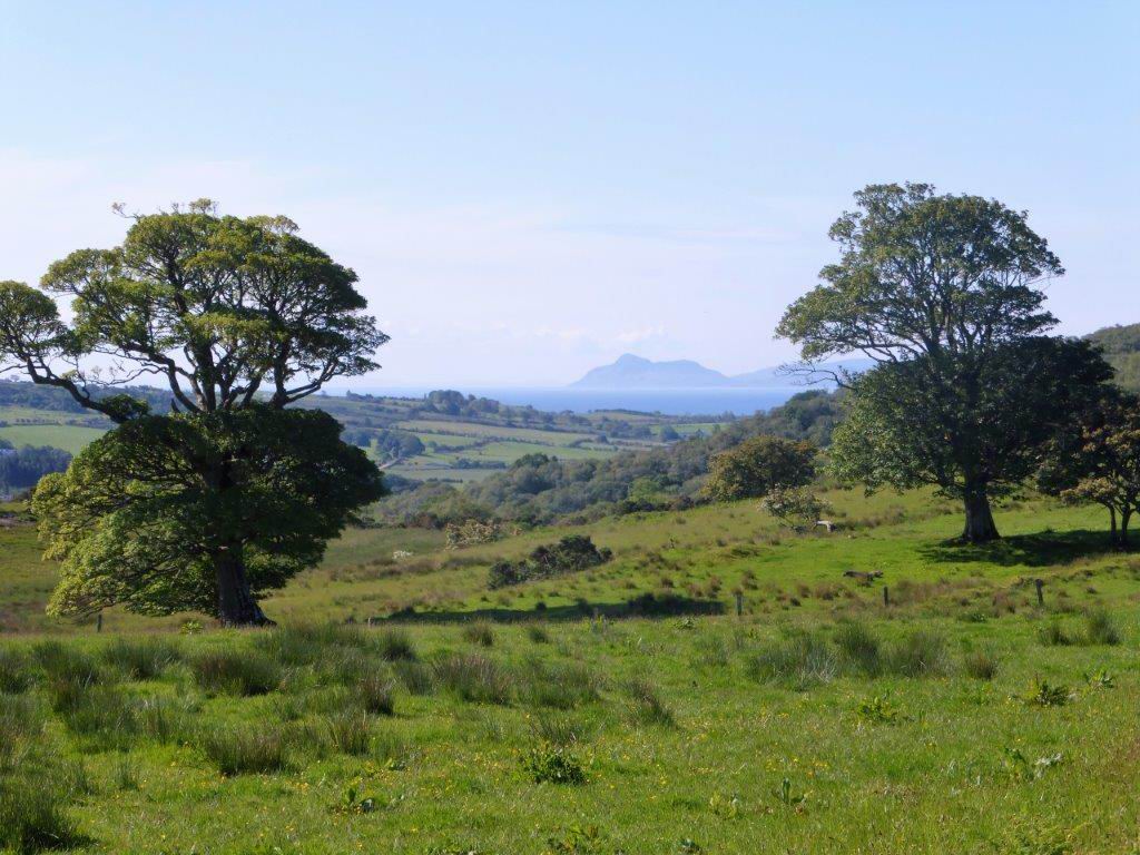 Approaching the waterworks access road